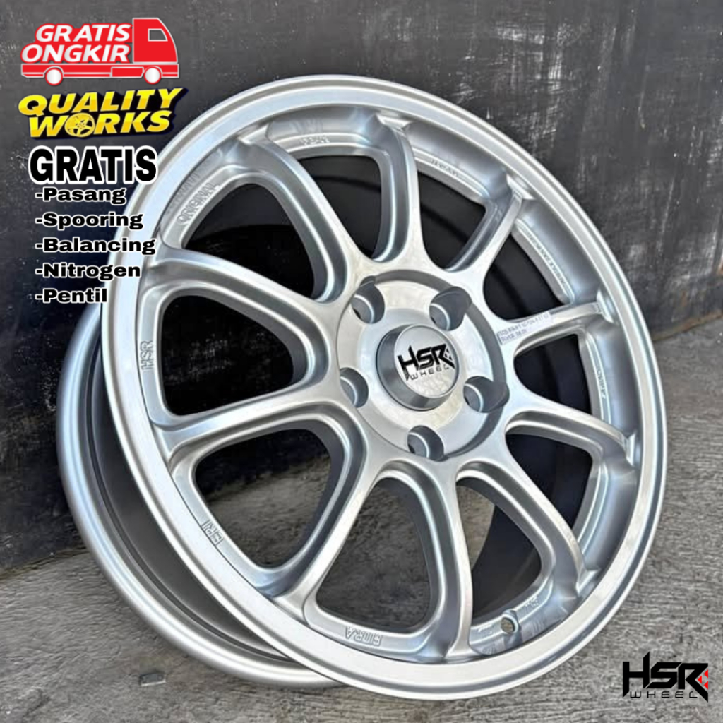 Velg Racing Mobil Suzuki Ertiga XL7 Ring 16 Lebar 7 Velg JDM HSR Wheel FE03