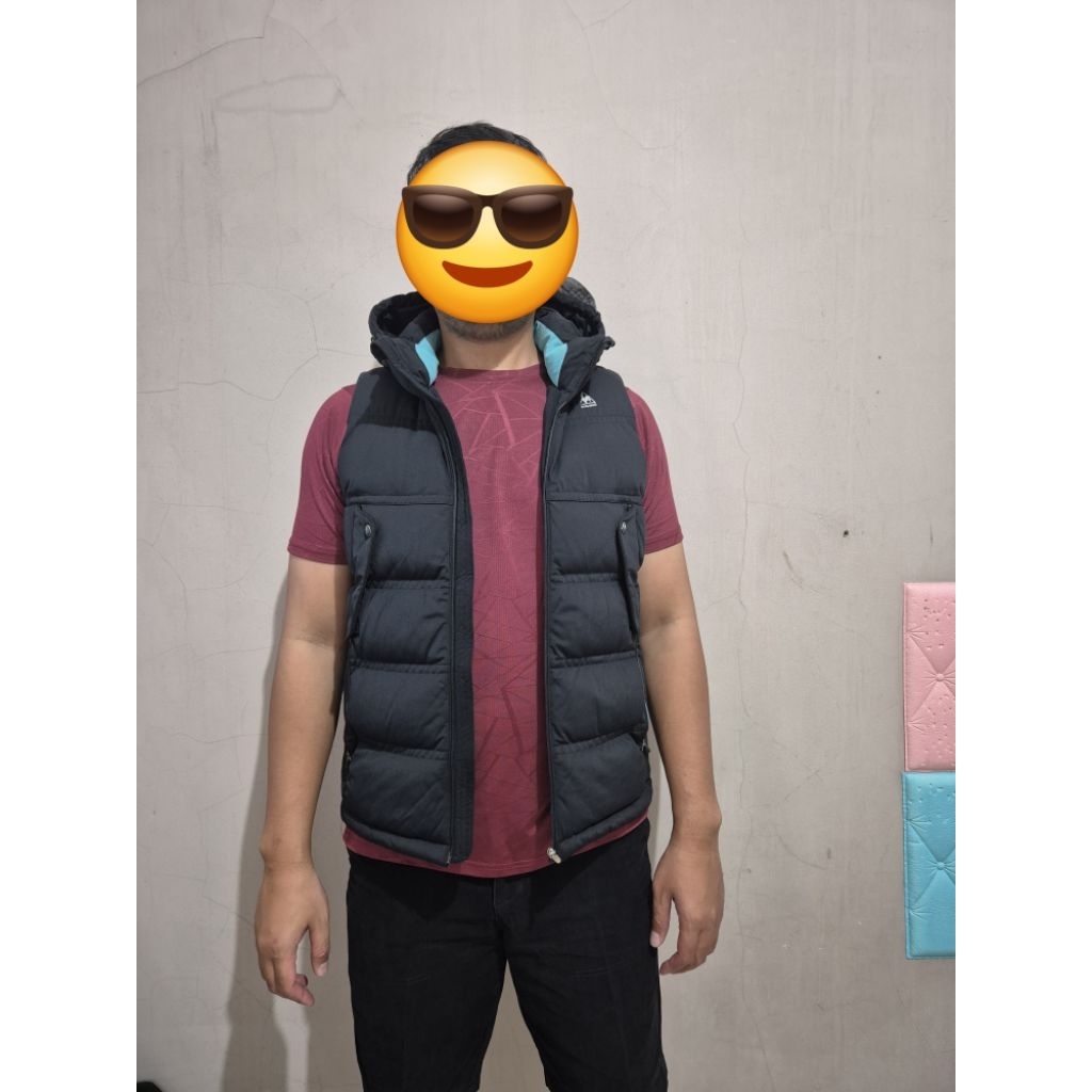vest bulu angsa tebal