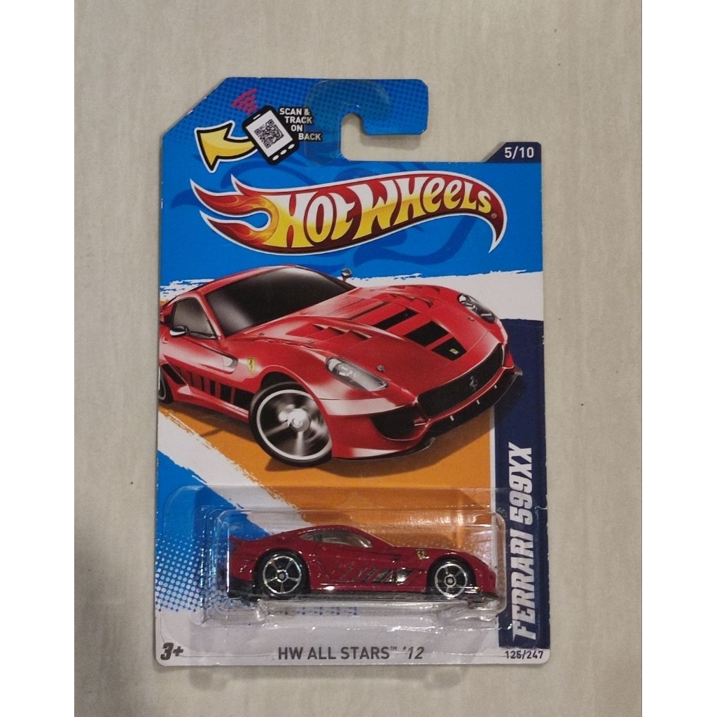 Hotwheels Ferrari 599xx merah