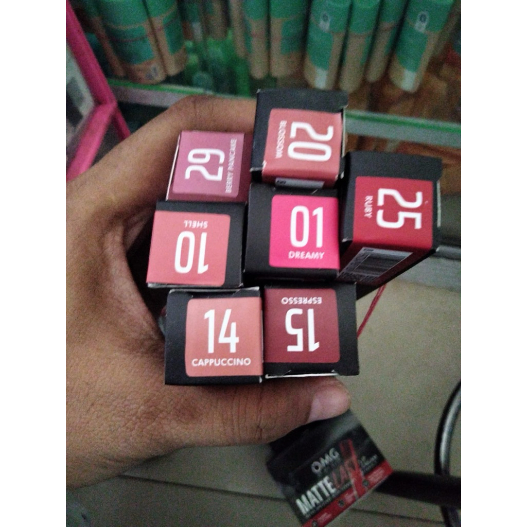 OMG Lipstik Mattelast Lip Cream