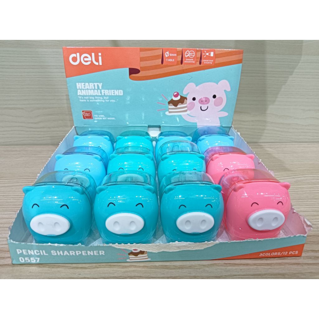 DELI STORE 0557 Pencil Sharpener Hearty Animal Friend