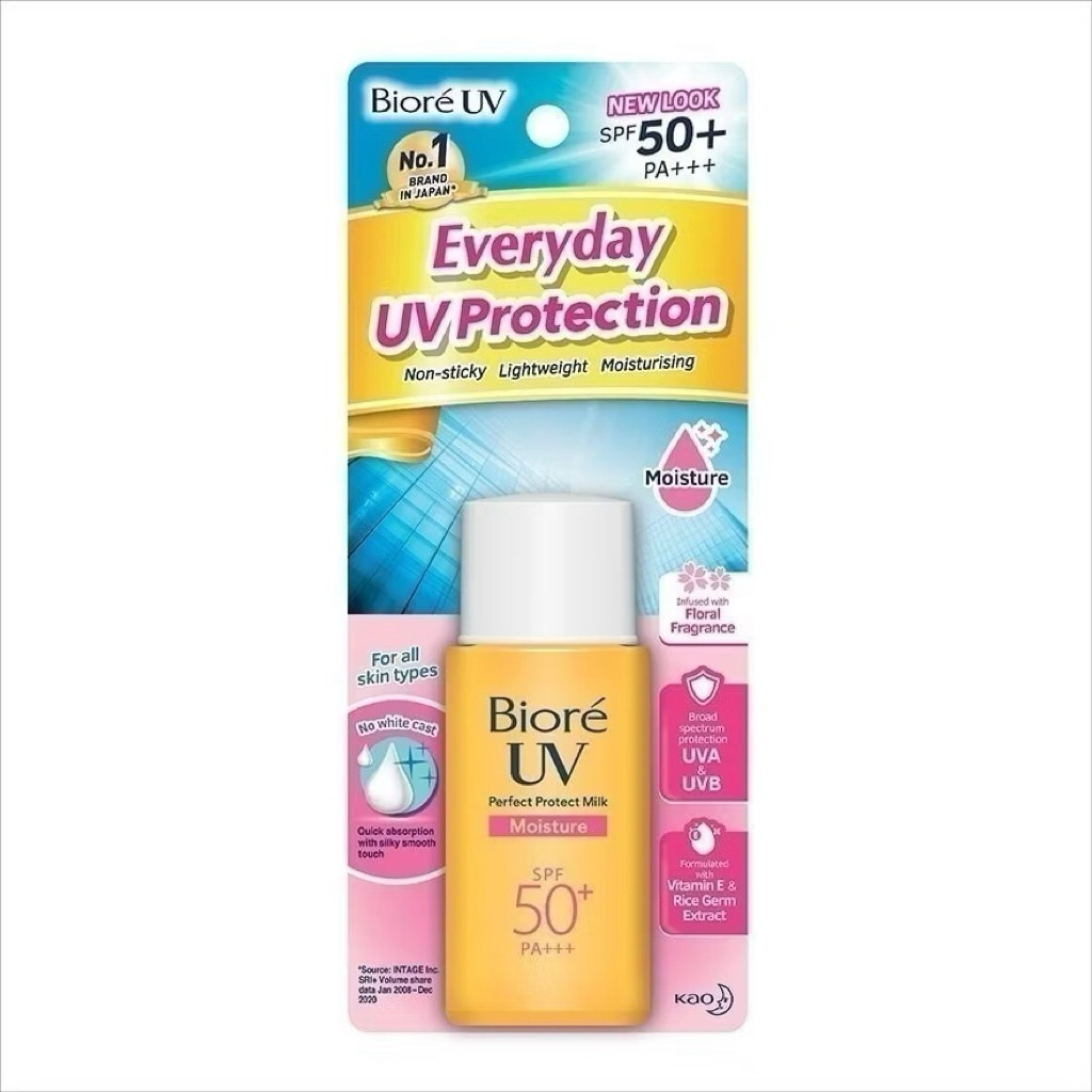 BIORE UV Perfect Milk Moisture SPF 50+ Sunscreen 25ml Sunscreen biore