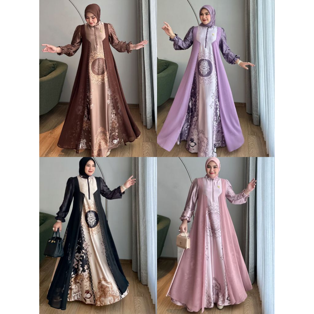 BISA COD/GAMIS HALWA VOL1&2 DRES ORI IRNA.EMERALD/TERBESTSELLER/ORI