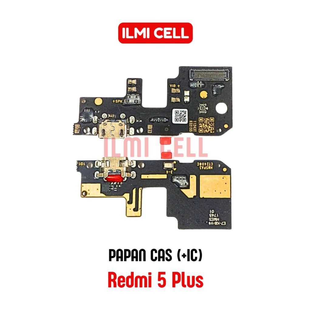 PAPAN KONEKTOR CAS MIC REDMI 5 PLUS ORI