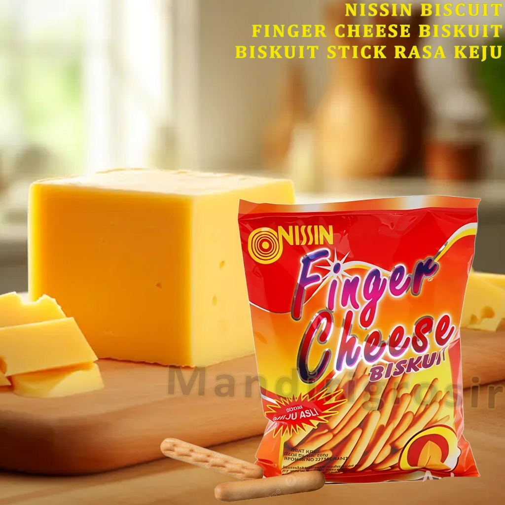 Finger Cheese Biskuit * Nissin * Biskuit Stick Rasa Keju * 250gr