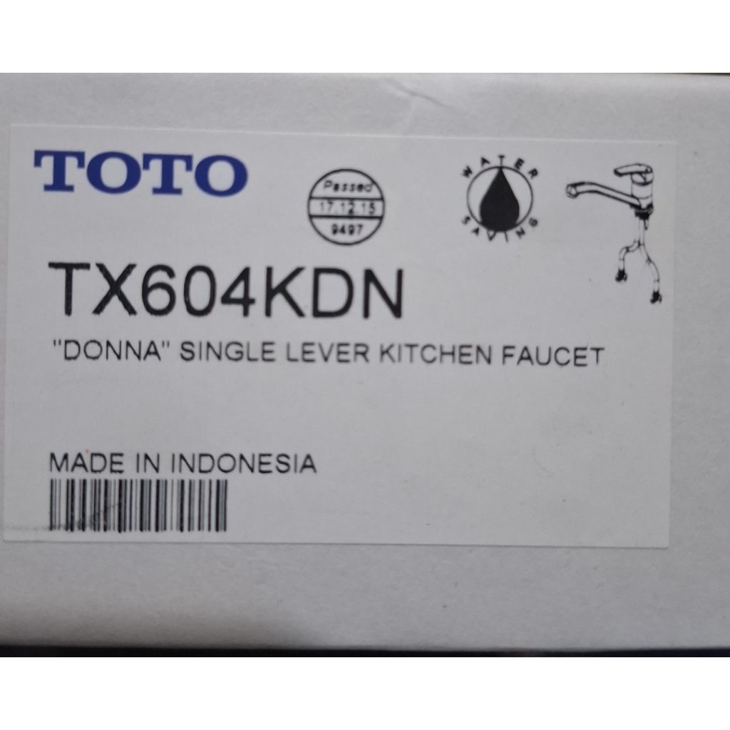 keran dapur panas-dingin TOTO murah banget