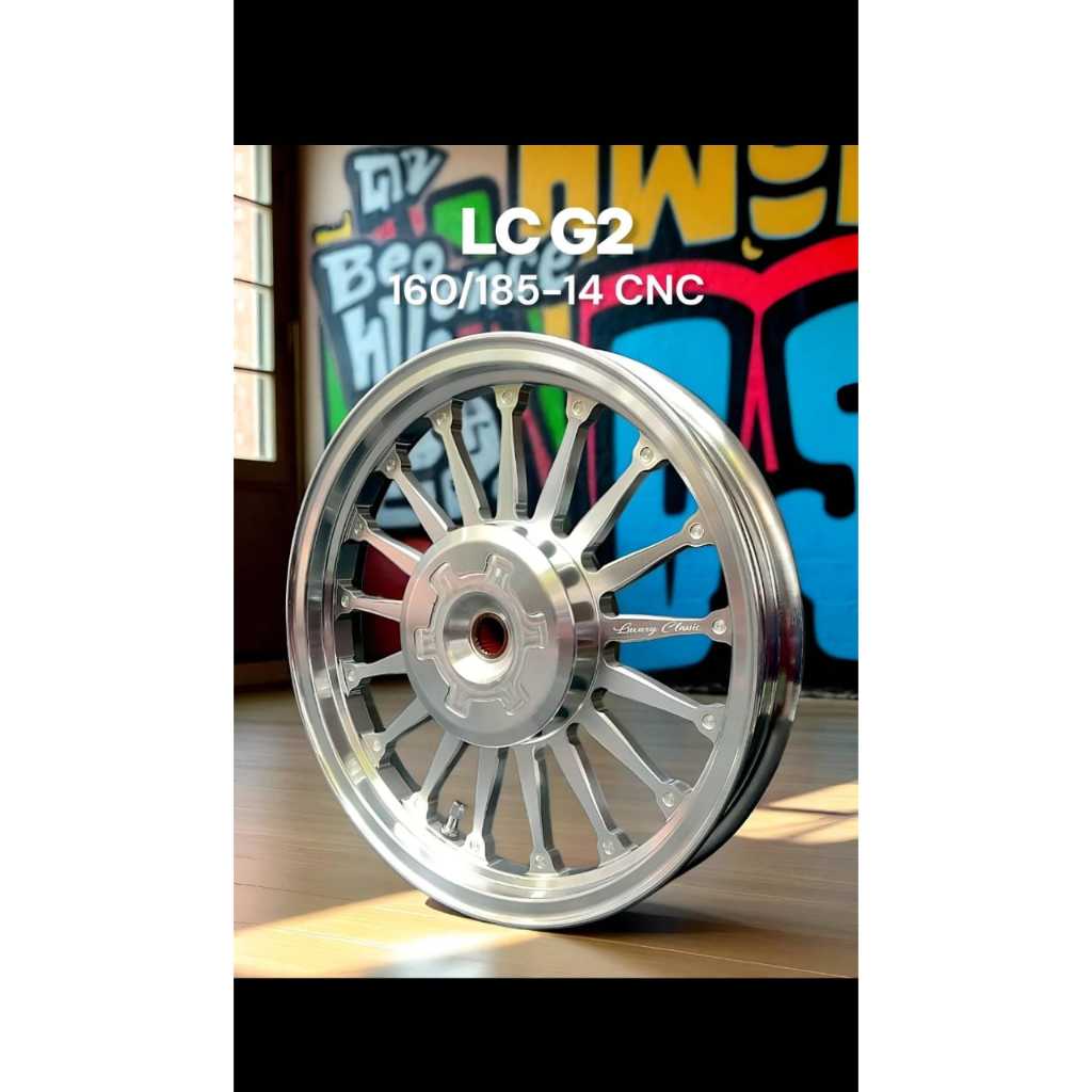 Velg Luxury Classic G2 POWER 160/185x14 VARIO 110/125/150 BEAT SCOOPY MIO SPORTY SMILE M3 XEON GEAR 