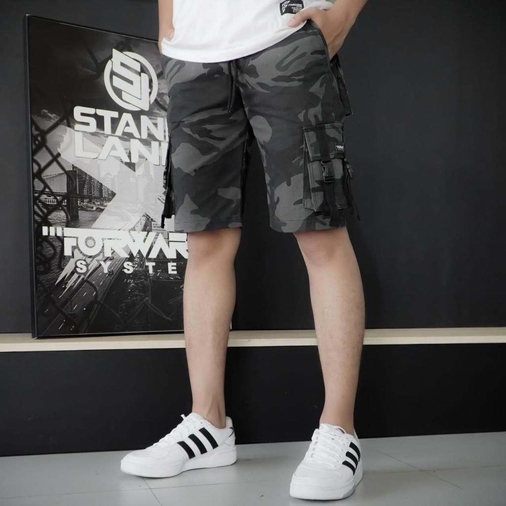 celana cargo pendek pdl pria premium