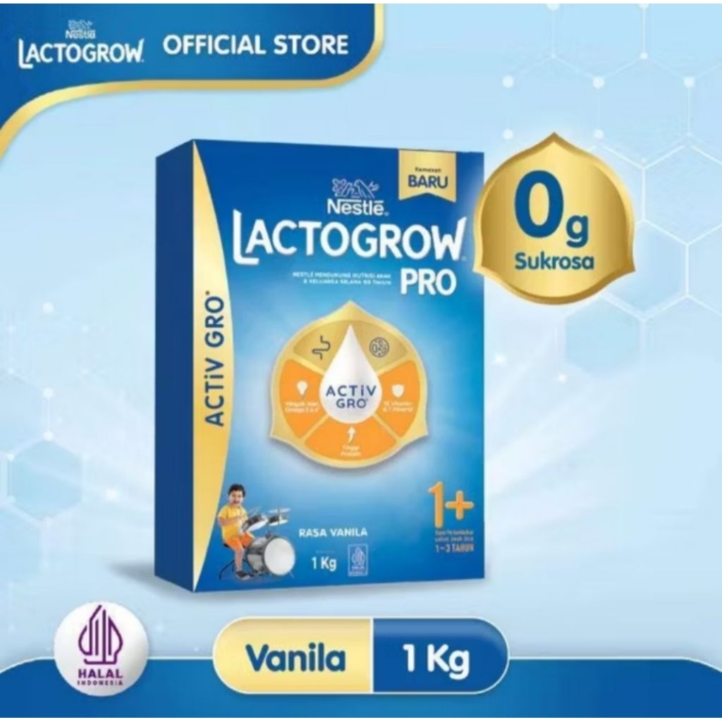 LACTOGROW 1+ (1-3 tahun) 1kg