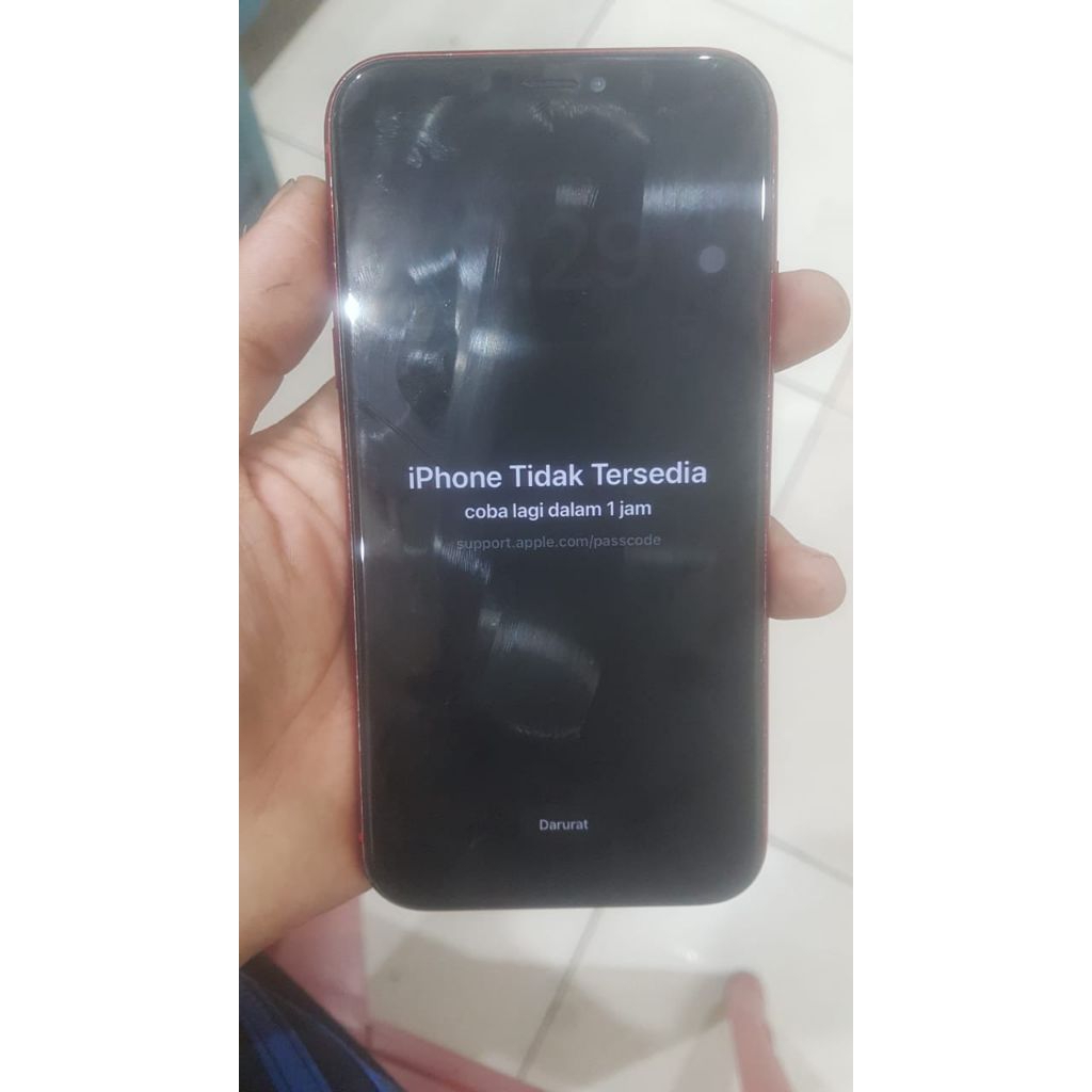 iphone Xr 128GB minus Lupa Icloud Mau Di bypass