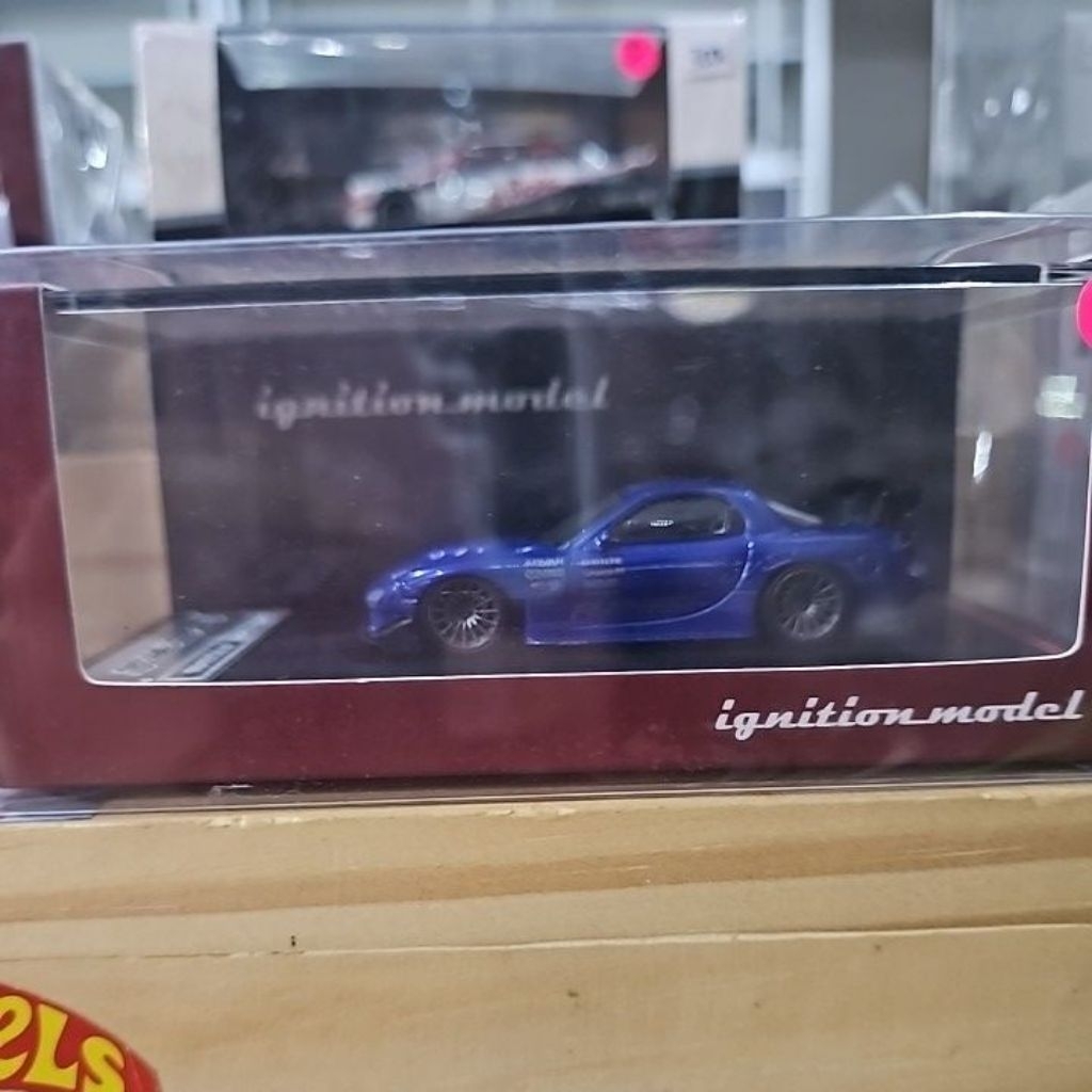 IGNITION MODEL MAZDA RX 7 FD3S RE AMEMIYA BLUE METALLIC 1:64