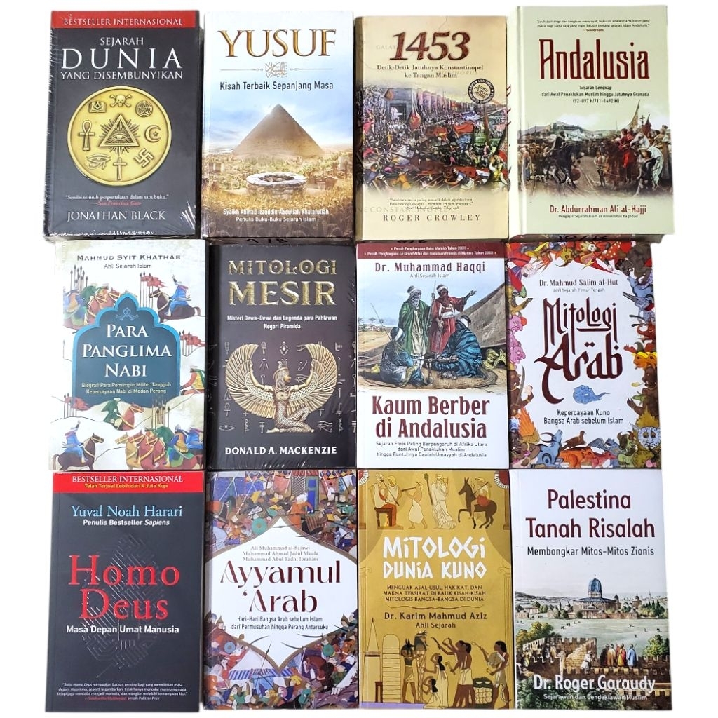 (PROMO) ANEKA BUKU SEJARAH BEST SELLER / SEJARAH DUNIA / BIOGRAFI / LITERATUR KLASIK / SEJARAH ISLAM