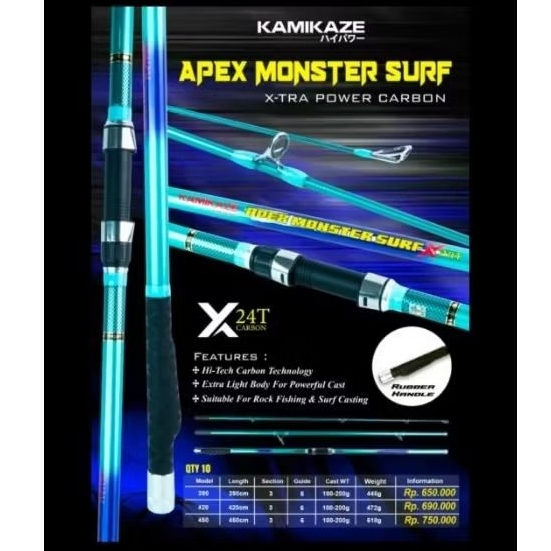 JORAN SURF KAMIKAZE APEX MONSTER SURF 390 420 450