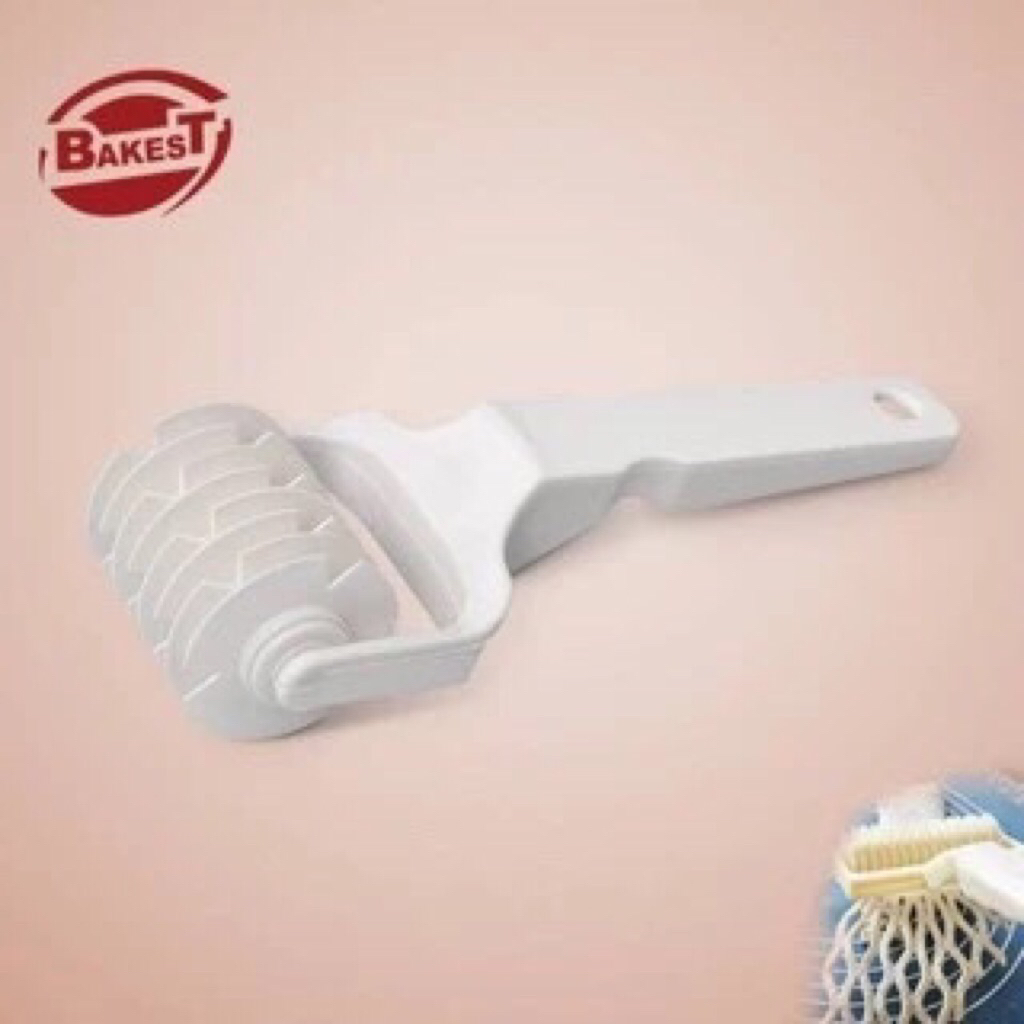 Bakest lattice roller / bread pie pizza roller cutter hias adonan pizza pie dan roll beef