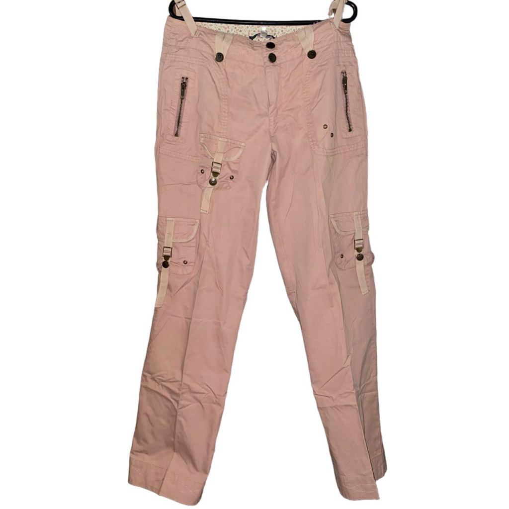 [JESSLINE] Pink Cargo Pants
