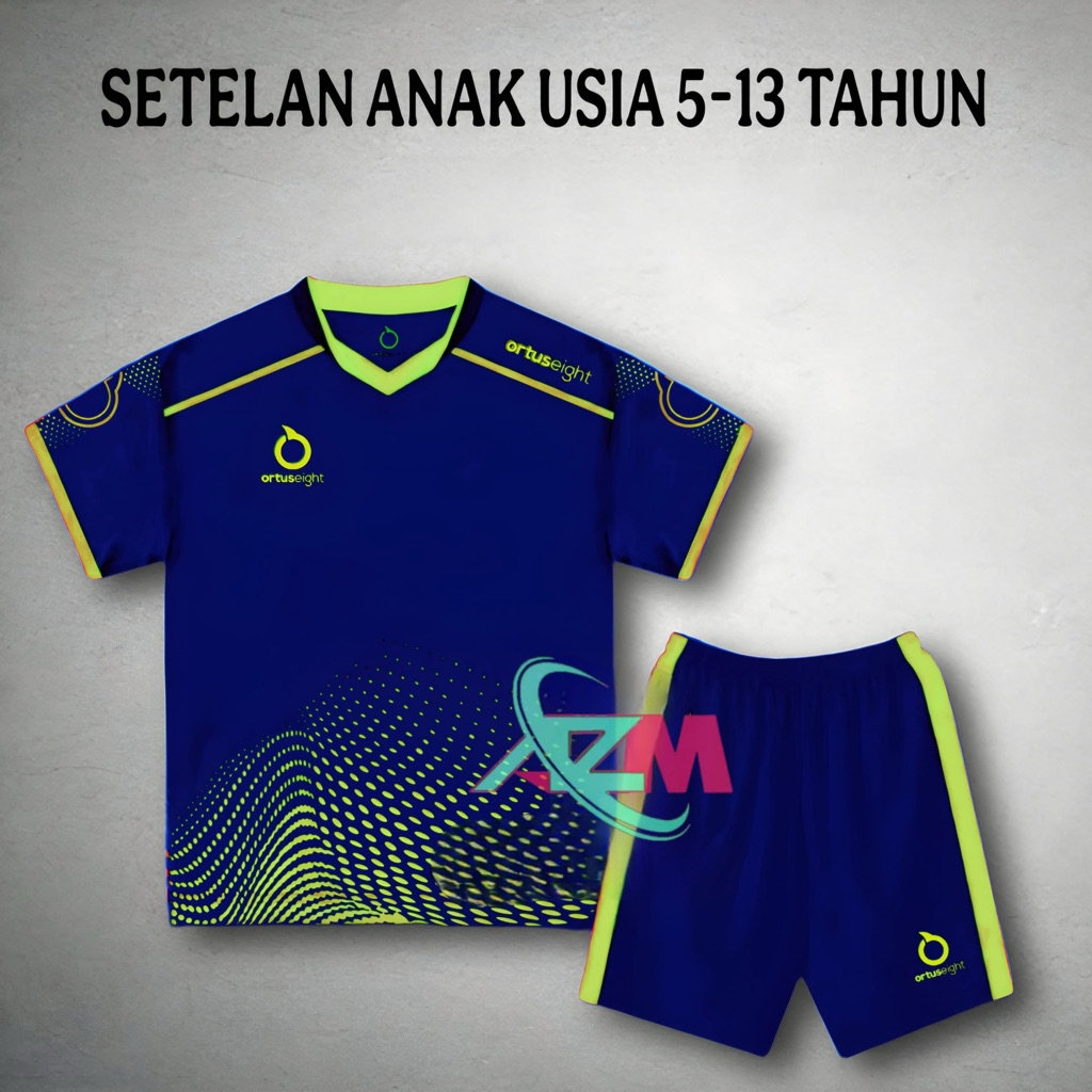 Promo 1set baju dan celana jersey futsal anak-anak 6-14 tahun jersey termurah jersey sepak bola, buk