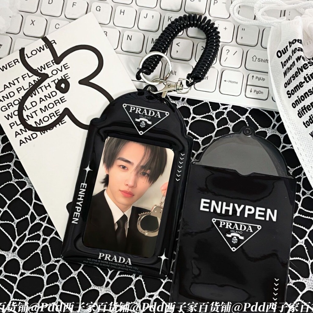 [READY STOCK] CARD HOLDER CAHOL PHOTOCARD PRADA ENHYPEN DAN GAME CARD ENHYPEN