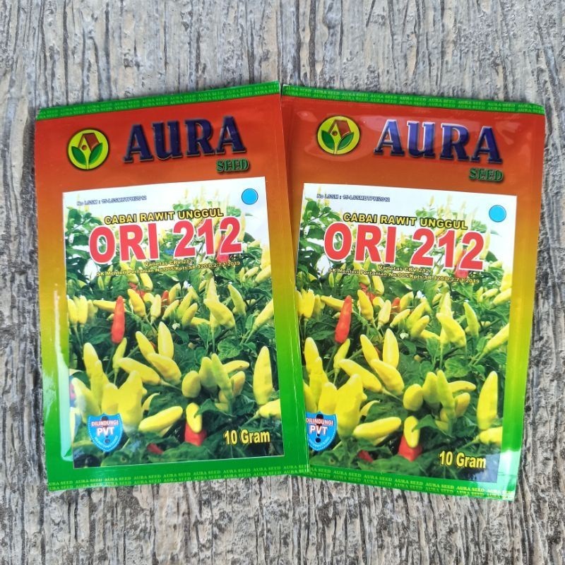 PROMO TERBARU   Benih Cabe Rawit Merah ORI 212 by Auraseed Indonesia 10 gram - ORI 212 Benih Cabe Vi