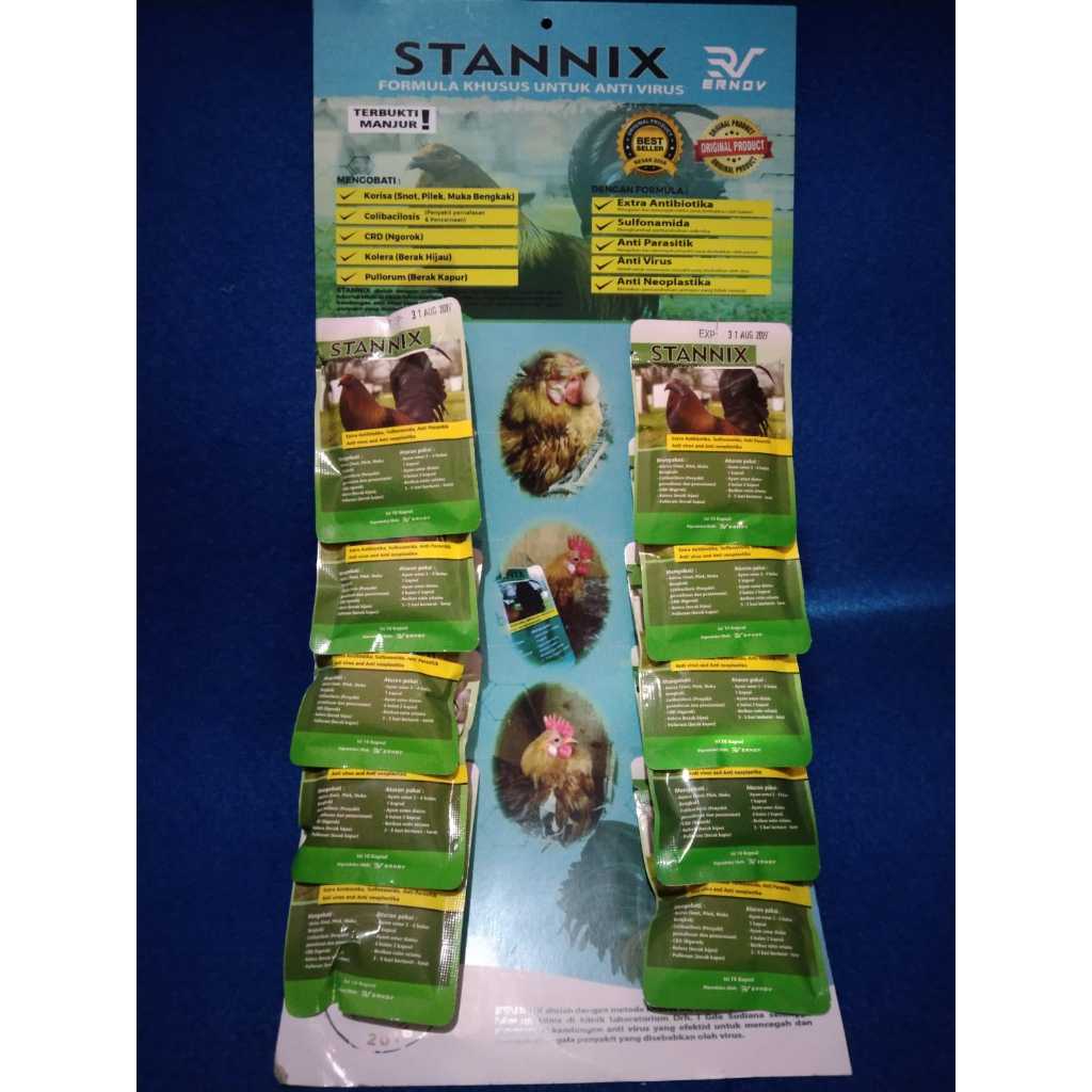 Stannix Ernov 1 Renteng - Anti Virus Ayam