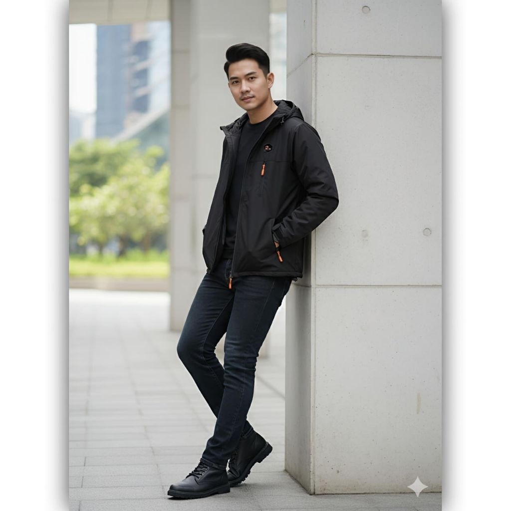 Pakaian Baju Hangat Jaket Gunung Windbreaker Premium Waterproof Windproof Pria Wanita