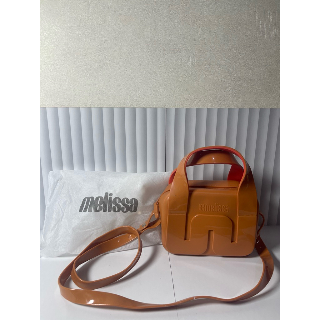 Melissa Station Bag Brown Red