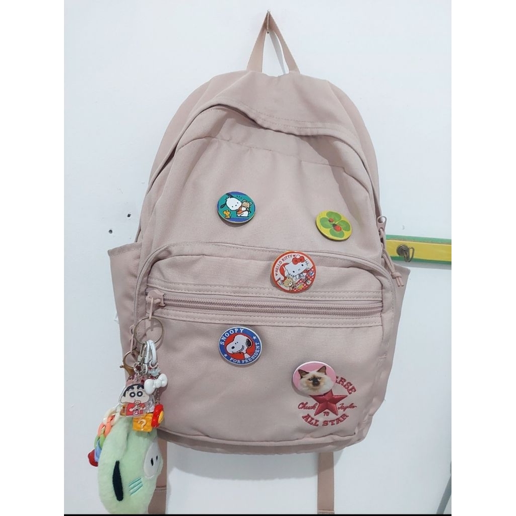 Preloved Converse Backpack Tas Pink Ransel Second Original