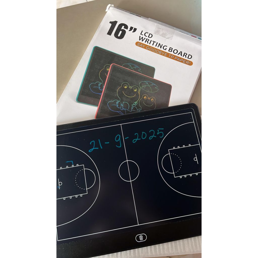 Coaching Board LCD. 16" Basketball