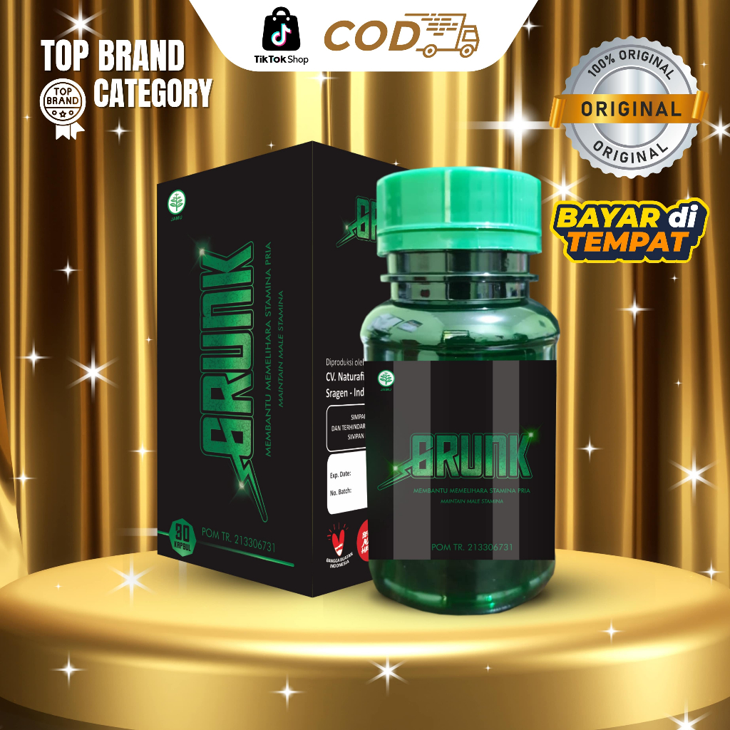 Grunk Herbal Kapsul – Suplemen Vitalitas & Energi Pria Original BPOM