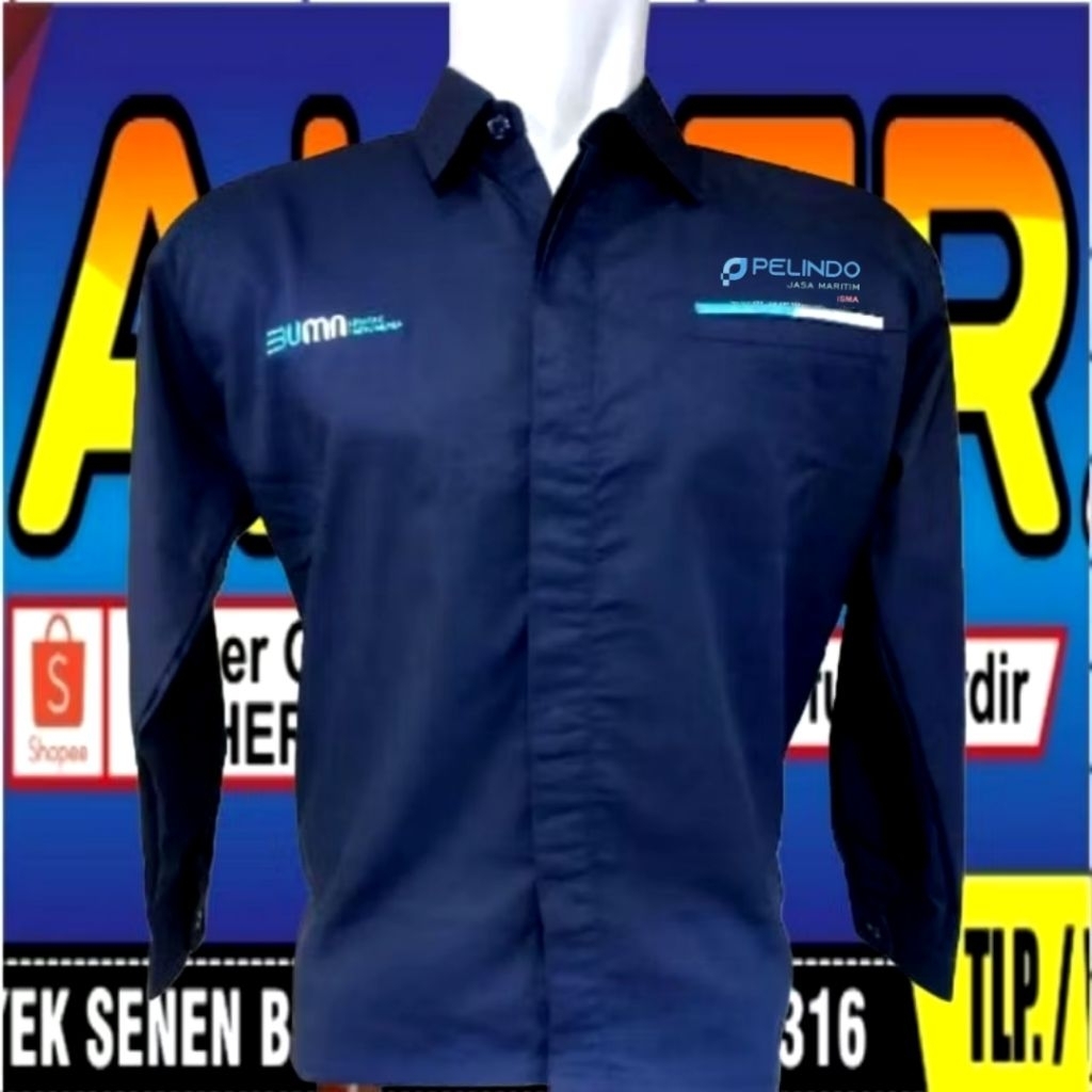 Kemeja Pelindo BUMN baju Pelindo BUMN Seragam Pelindo BUMN baju kerja Pelindo BUMN Kemeja BUMN Pelin