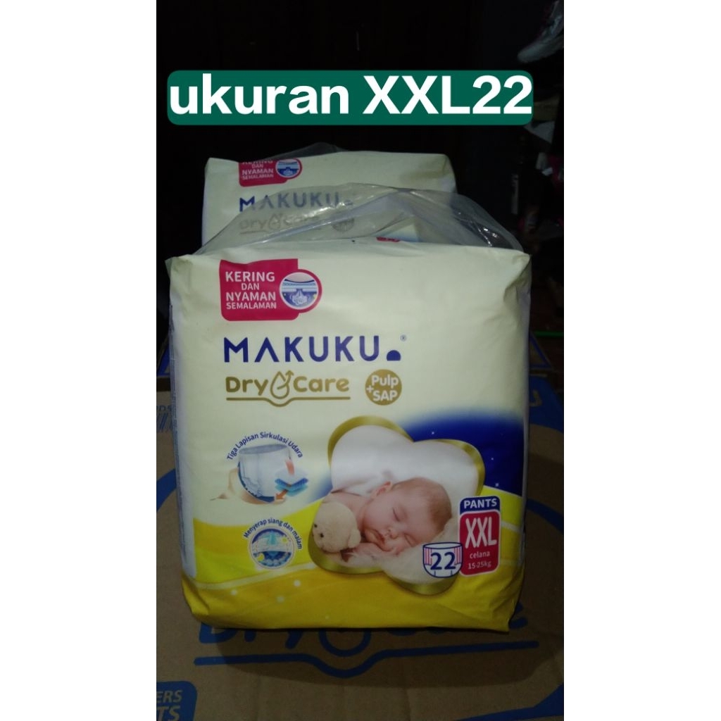 MAKUKU DRY CARE XXL22 // PAMPERS MAKUKU DRY CARE XXL22 // MAKUKU PROMO // PAMPERS MURAH // MAKUKU XX