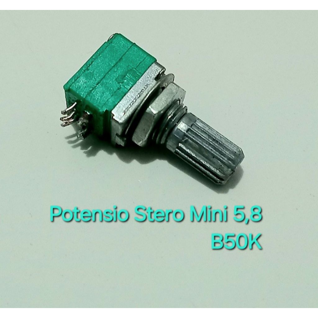 Potensio mini 5,8 stereo B50K