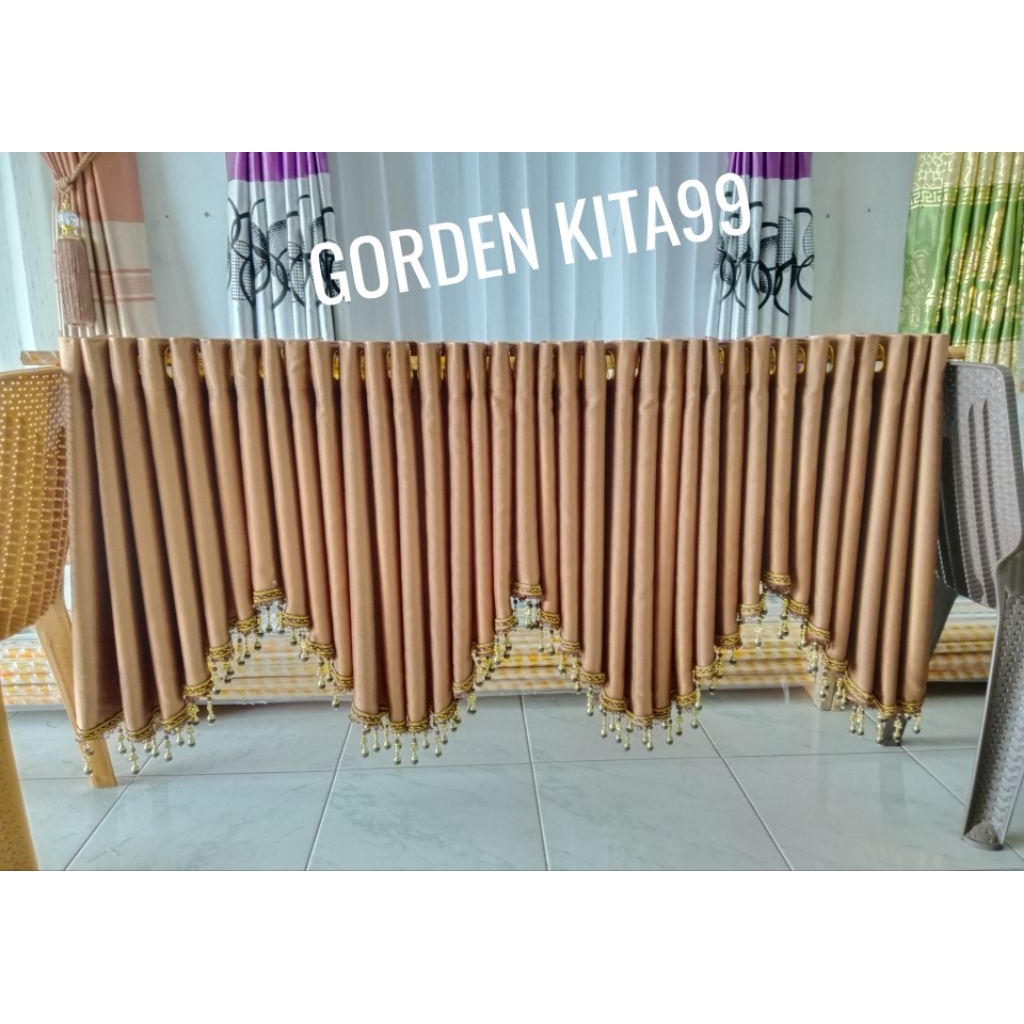 GORDEN PONI MINIMALIS ELEGAN TIRAI JENDELA RUANG TAMU DAN KAMAR