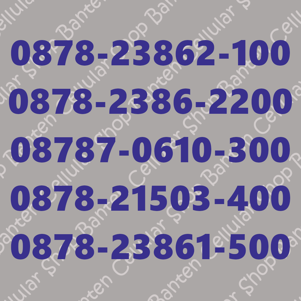 Nomor Cantik Kartu Perdana XL (UJUNG KOSONG-KOSONG/RATUSAN/DOUBLE KOSONG)