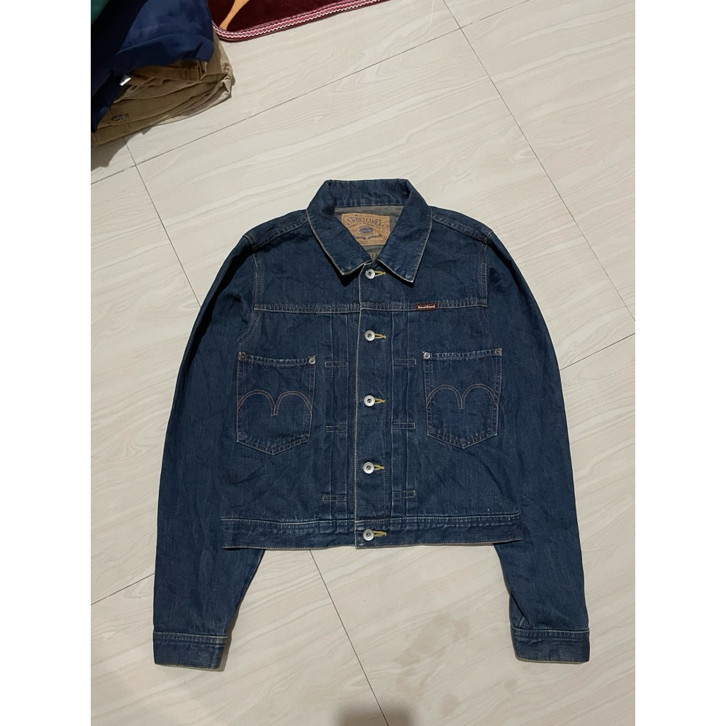 jacket jeans sweet camel selvedge
