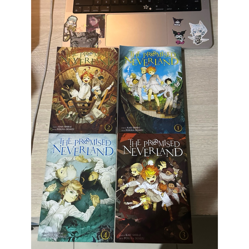 The promised Neverland Manga vol 1-4 english version