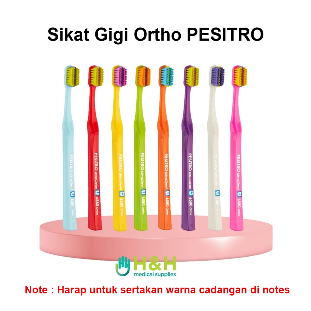 Sikat Gigi Ortho PESITRO / Sikat Gigi Behel / Sikat Gigi Orthodontic / Sikat Gigi Behel