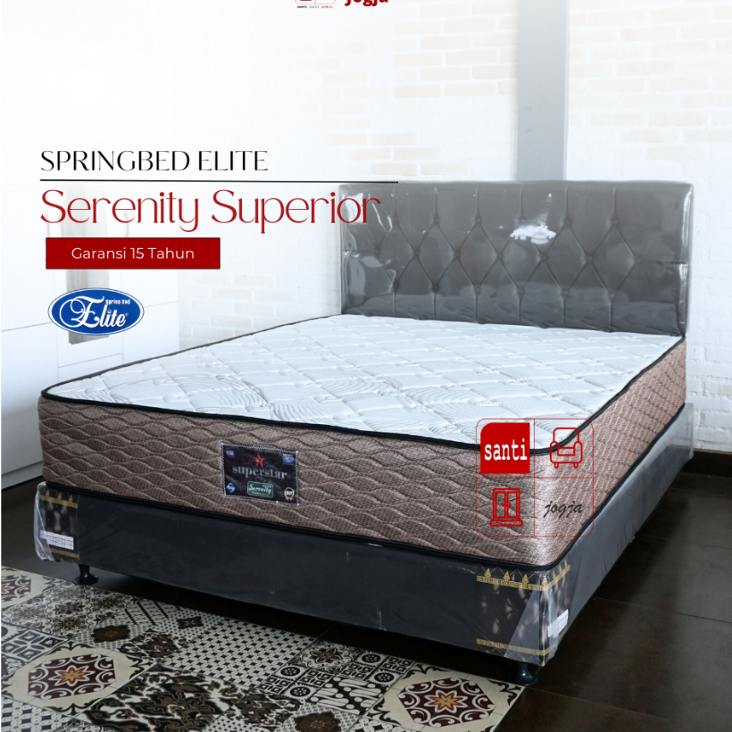 Springbed elite serenity superior 160 x 200 Full Set