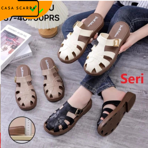 Sandal Youth Balance Jelly Wanita Terbaru Sandal Karet Tali Slip on Cewek