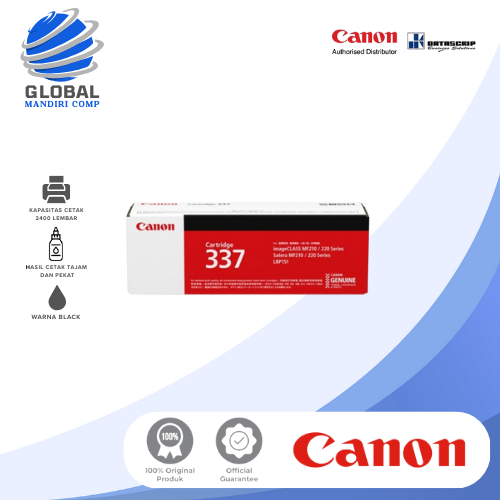 Toner Canon 337 Black For MF211 MF212 MF215 MF216