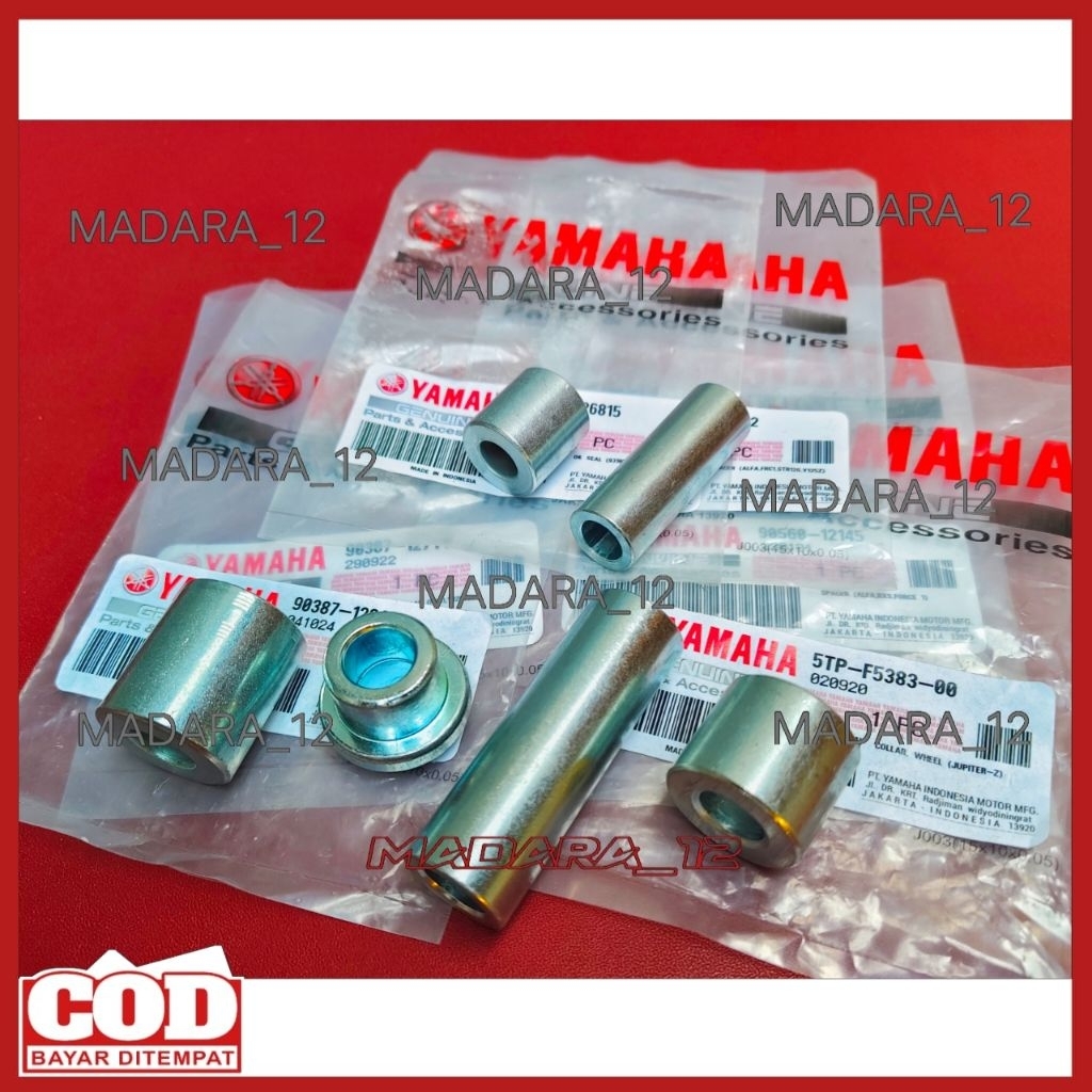 BOSH RODA SET YAMAHA JUPITER Z1 115CC/BOSH BUSH BOS BUSHING COLLAR KOLAR VLEK VLEG TROMOL RODA DEPAN