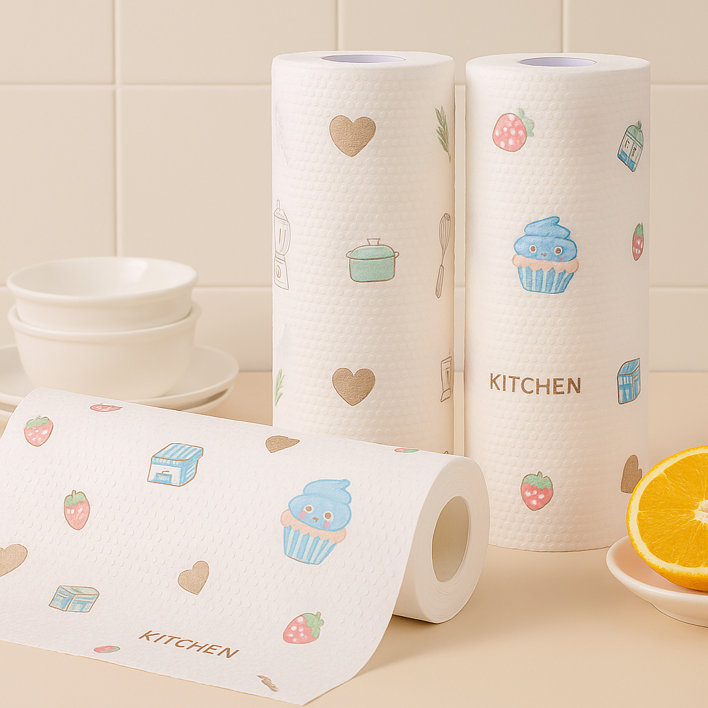 Tisu Dapur Gulung Roll Isi 50 Lembar Tisu Dapur Tissue Roll Gulung Dapur Penyerap Minyak