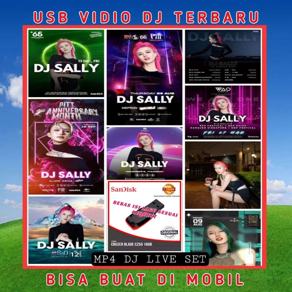 USB MOBIL MP4 VIDIO MUSIK LAGU DJ - USB VIDIO DJ - USB BISA BUAT DI TV/USB BUAT DI MOBIL - USB MP4 V