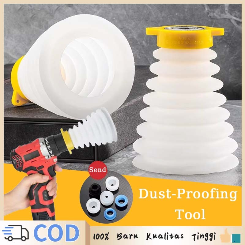 Pelindung Anti Debu Bor Cover Debu Bor Karet Penutup Debu Bor Beton Cover Bor Drill Dust Collector