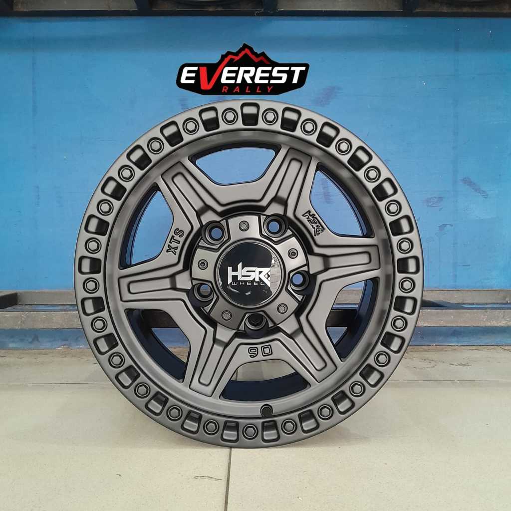 Velg Mobil XTS06 Ring 15 Lebar 8 Hole 5x139,7 Et -15 Warna Hitam Escudo Feroza Ring 15