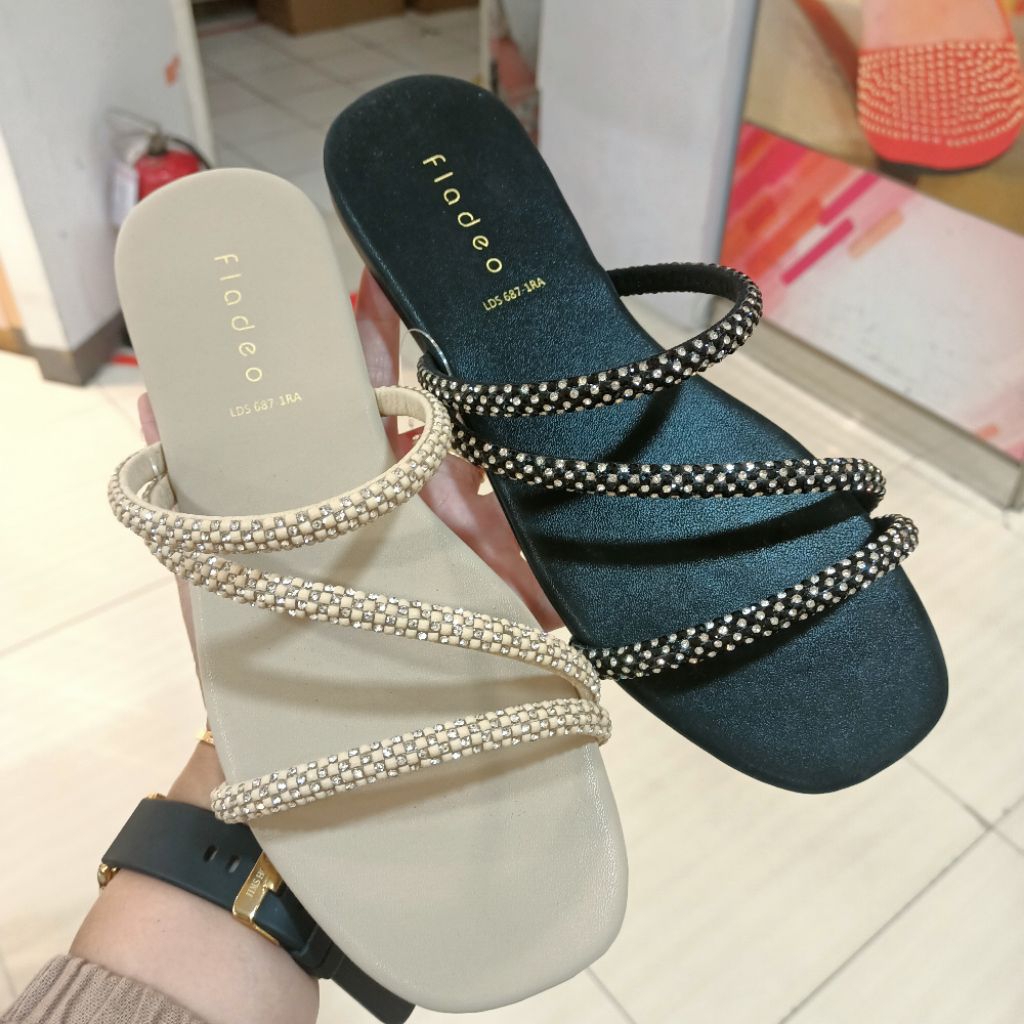 sandal wanita flat FLADEO original matahari