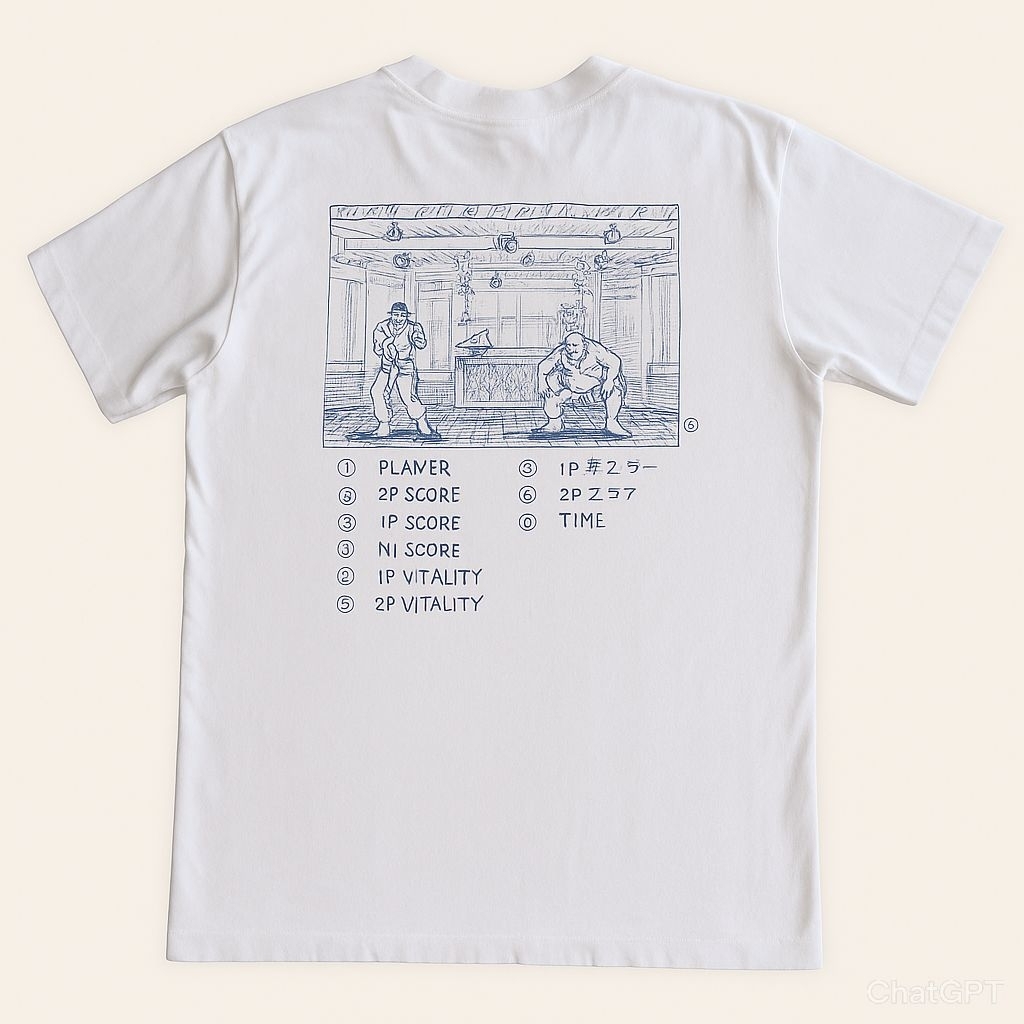 Kaos T-shirt Uniqlo x Street Fighter