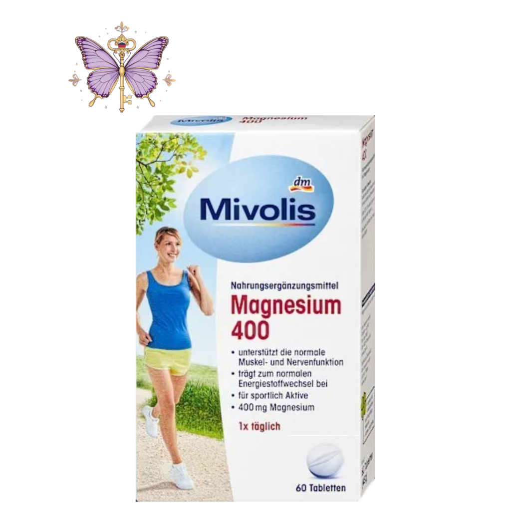 Mivolis Magnesium 400 | Mivolis Vitamin Magnesium 400 | Mivolis Vitamin Otot Dan Saraf Original Jerm