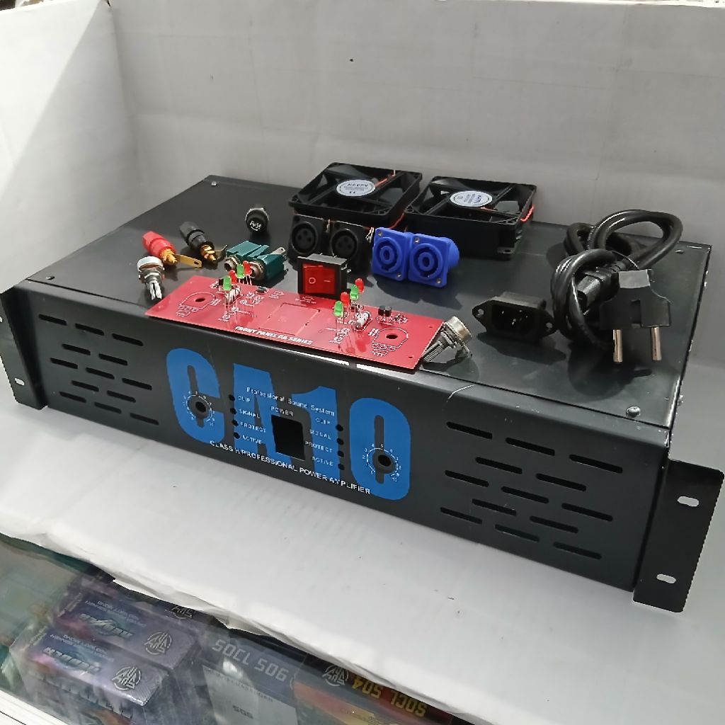 Box Power AMPLIFIER CA 10 Mini + Asesoris Lengkap - Bok Power CA 10 Mini + Asesoris Box Amplifier CA