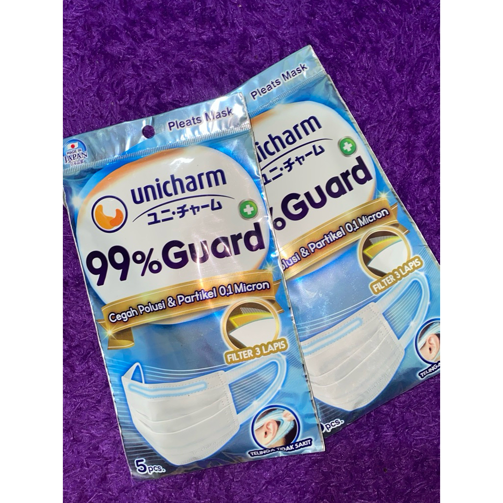 MASKER UNICHARM 3 LAPIS - 5 pcs