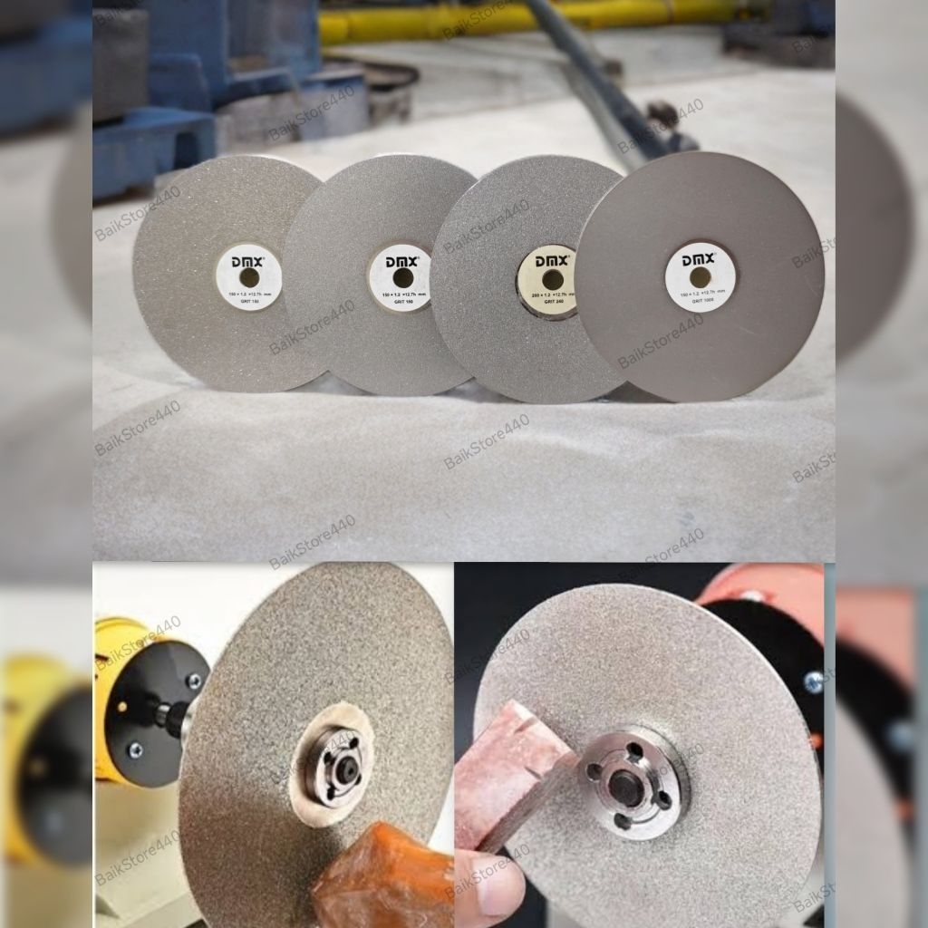 Diamond disc Lapping wheel 6 inch / Mata amplas intan Tajam 150mm high quality DMX original